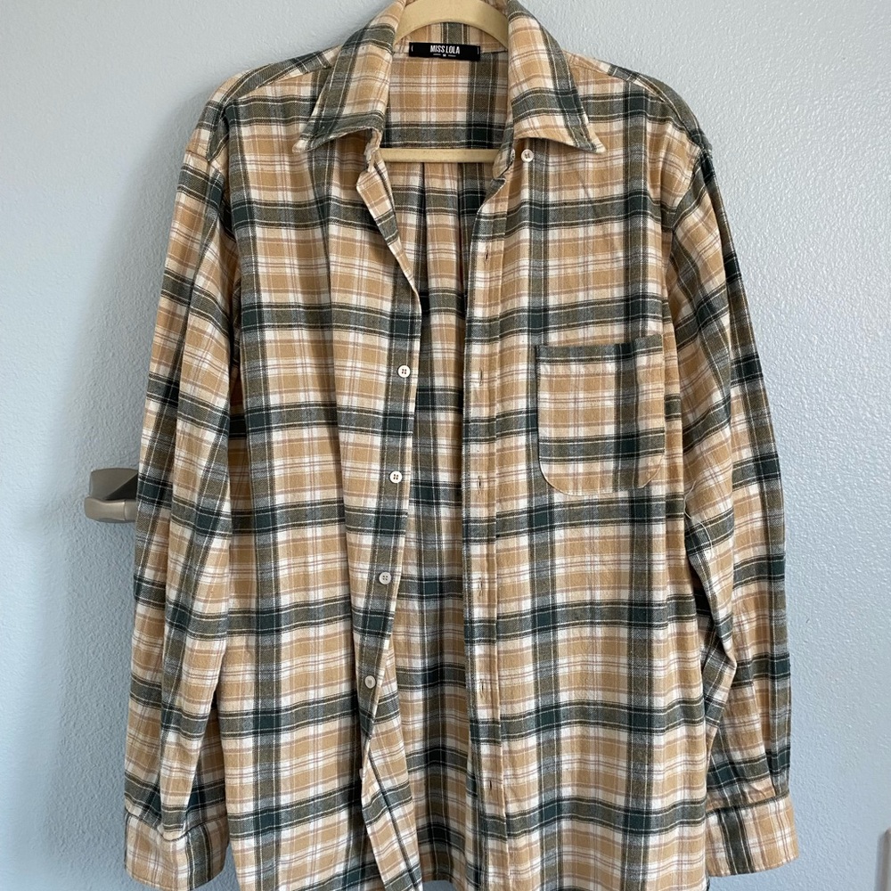 Flannel - Nude / Olive